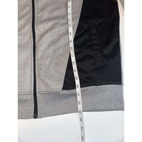 Men's San Antonio Spurs Zip-Up Hoodie Black Gray Size L NBA Licensed Sweatshirt - Picture 9 of 9